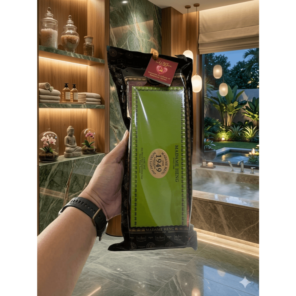 สบู่มาดามเฮง สูตร Acne Face & Body Aromatherapy 1 แพ็ค 3 ก้อน