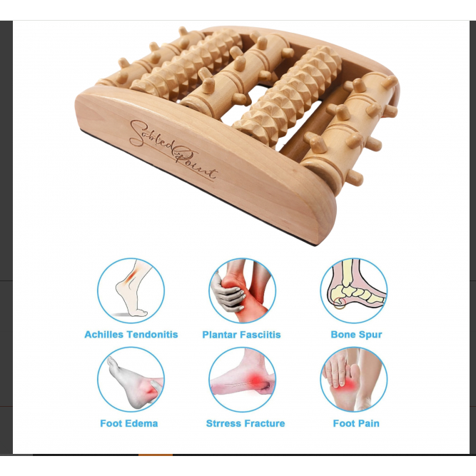 FOOT MASSAGER แผ่นไม้นวดฝ่าเท้า ใช้นวดฝ่าเท้าเพื่อช่วยผ่อนคลายความเมื่อยล้าจากการเดินหรือยืนนาน