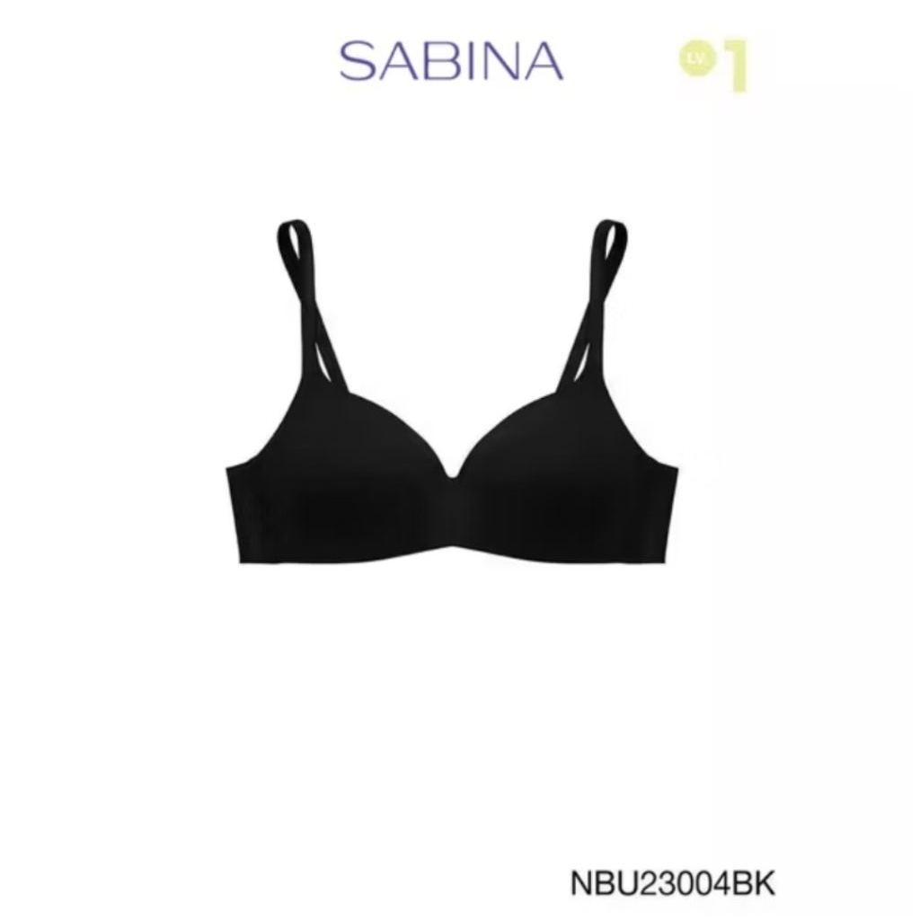 SABINA BRALESS | PRETTYPERFECT เสื้อชั้นในไร้โครง รหัส NBU23004 B32/70 สีดำ