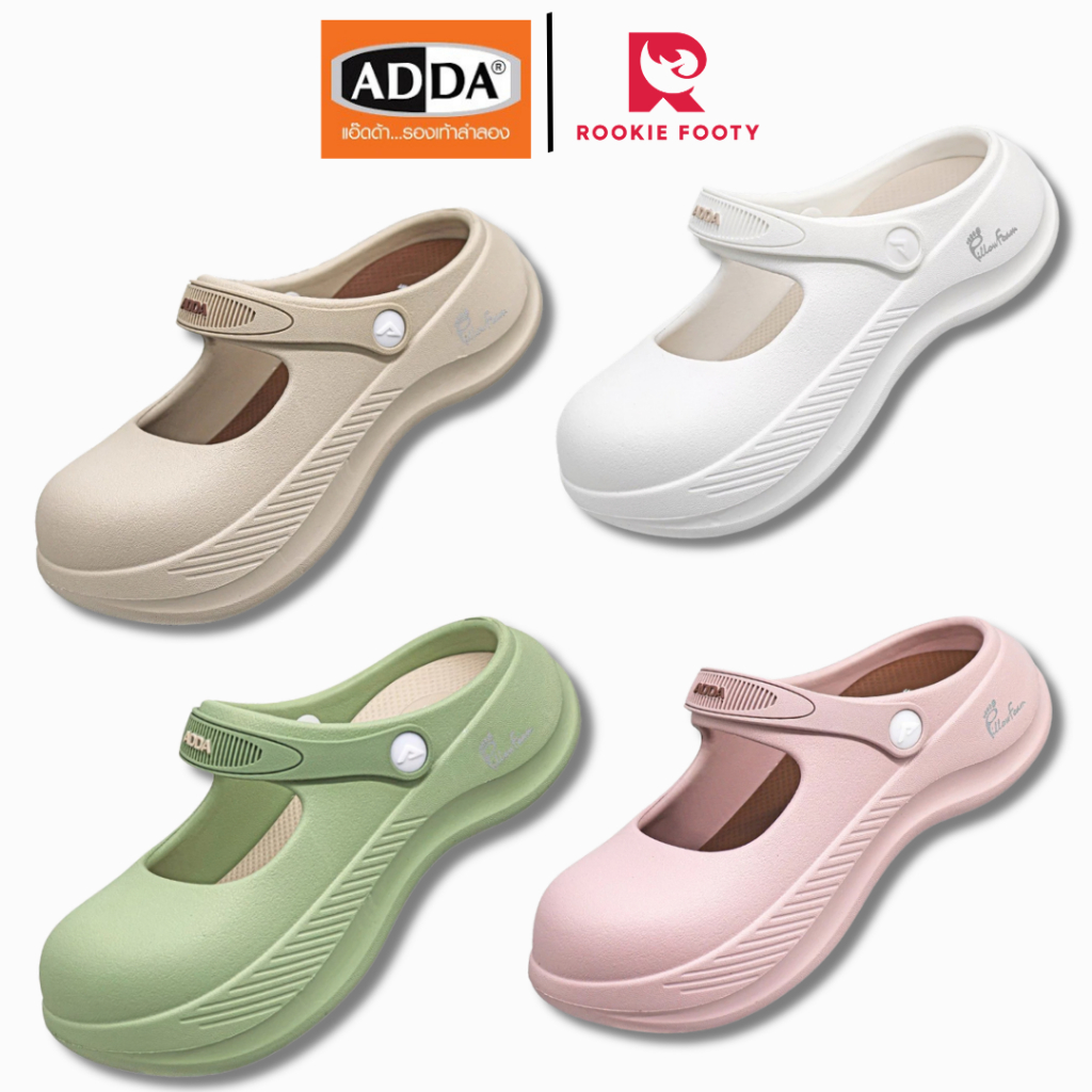 รองเท้าหัวโต ADDA รุ่น 5PF05  ของเเท้ 100% รองเท้าขนาดผู้หญิง