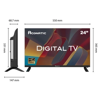 Aconatic LED TV HD แอลอีดี ดิจิตอลทีวี ขนาด 24 นิ้ว และ 32 นิ้ว (รับประกัน 1 ปี)