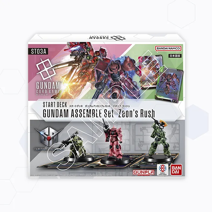 BANDAI GUNDAM CARD GAME Starter Deck Gundam Assemble Set Zeon's Rush <Jul 2026 Delivery>