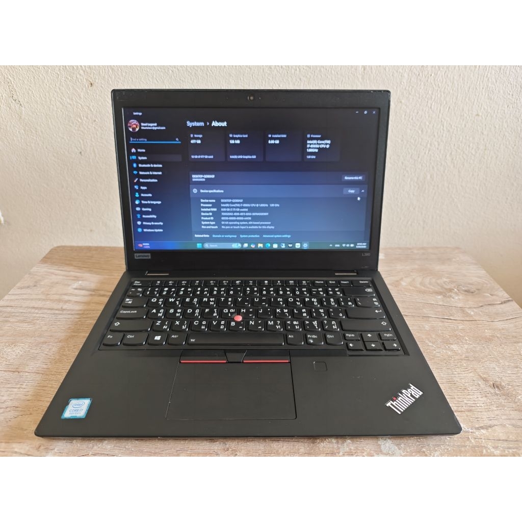 Lenovo ThinkPad L390 แล็ปท็อป