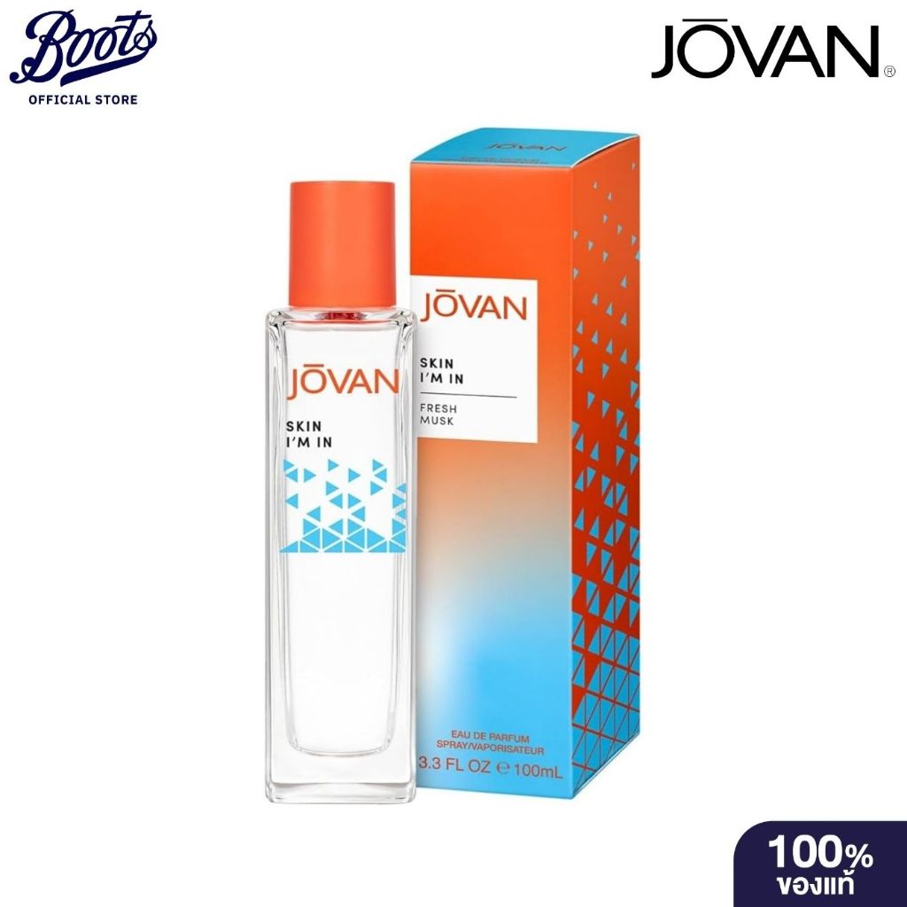 Jovan Skin  I'M In 100Ml โจวาน สกิน แอม อิน เฟรช มัสค์ โอ เดอ พาร์ฟูม สเปรย์