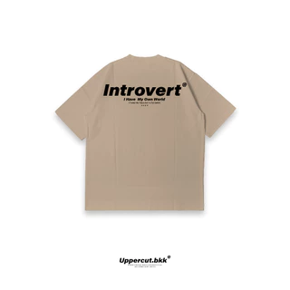 เสื้อยืด Streetwear Oversize ผู้ชาย สกรีนลาย U-038"มีเก็บเงินปลายทาง"