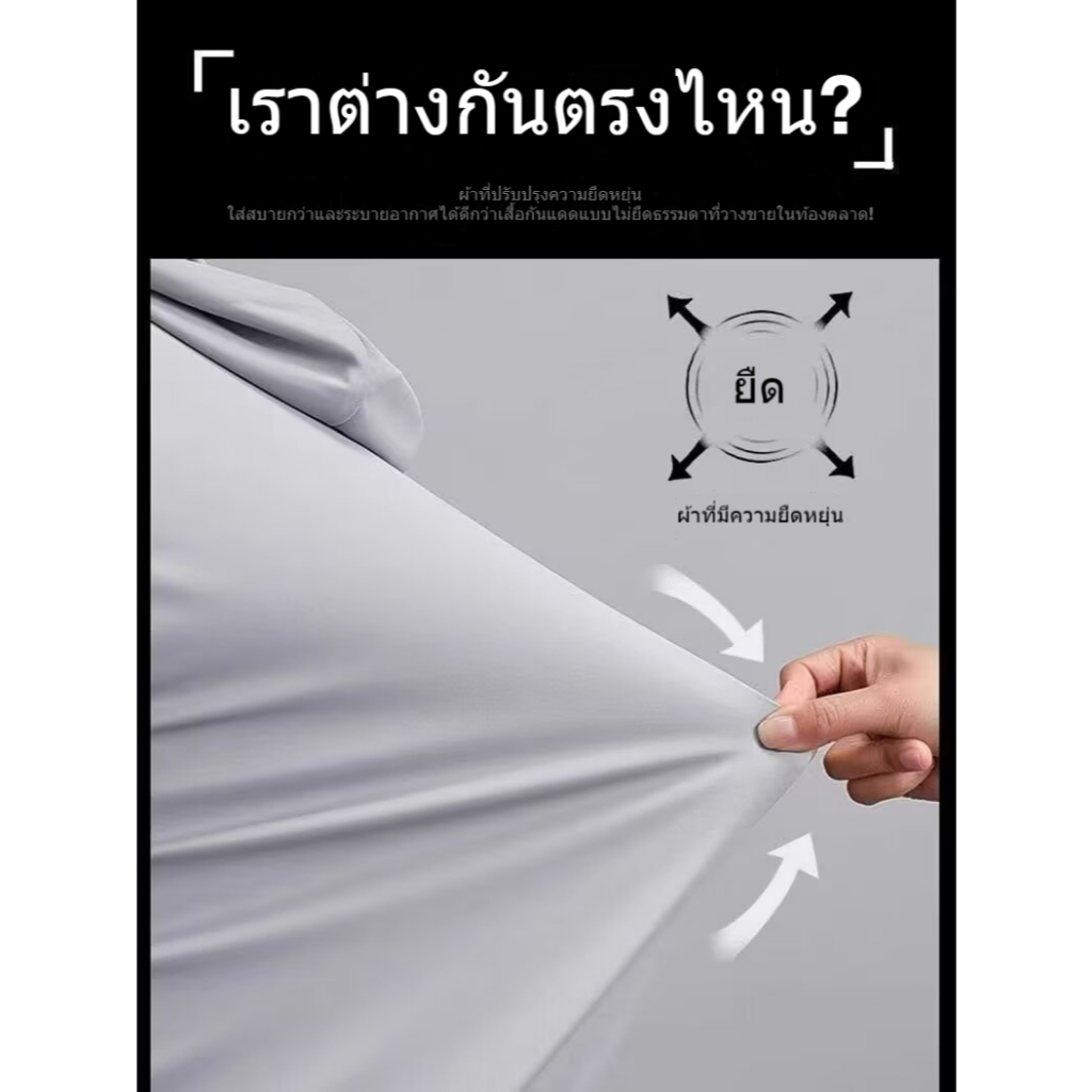 แจ็คเก็ตกันแดด SPF50+ ผ้าลื่น ปกป้องผิวจากรังสียูวี เบาและสบาย มีหมวก รุ่นคู่รัก ใส่ได้หลายโอกาส ราคา ถูกที่สุด ดีลบีเคเค แกลเลอรีภาพที่ 4