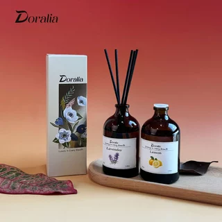 【Doralia】หอมนาน 60 วัน Doralia น้ำหอมปรับอากาศ Reed Diffuser 100 ml ก้านไม้หอม น้ำหอมติดทนนาน น้ำยาหอม อโรม่า