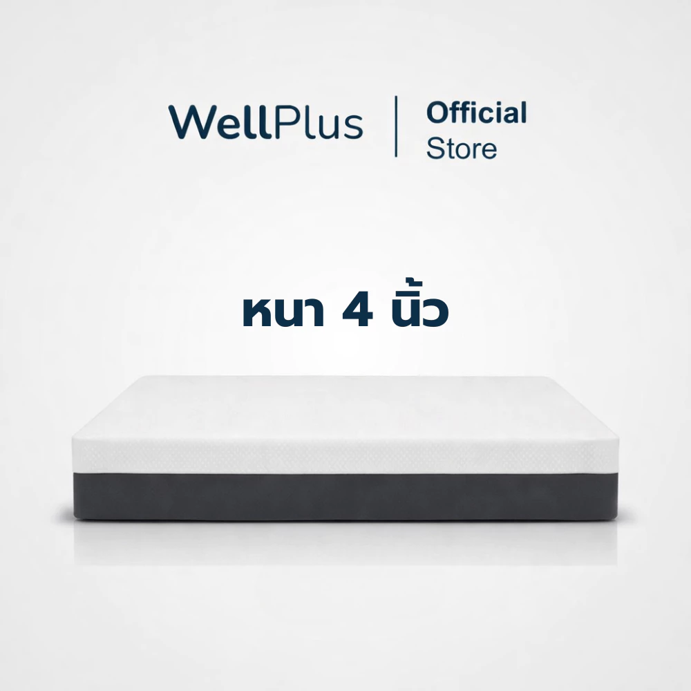 WellPlus ที่นอนยางพาราแท้ รุ่น Pollux ขนาด 3 3.5 5 6 ฟุต thumbnail 4