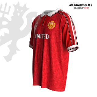 เสื้อฟุตบอลย้อนยุค ทรงโอเวอร์ไซส์ คอซิป รุ่น Legend Becks เท้าชั่งทอง สตรีทแวร์ ครบไซส์ MR98-99