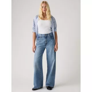 กางเกงยีนส์ผู้หญิง Levi's® Women's Cinch Wide-Leg Jeans