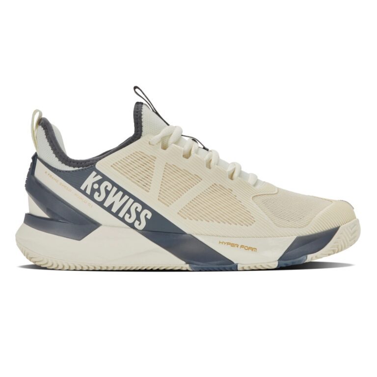 K-Swiss รองเท้าเทนนิสผู้ชาย K-Frame Speed Rublo | Egret/Turbulence ( 09483-154 )