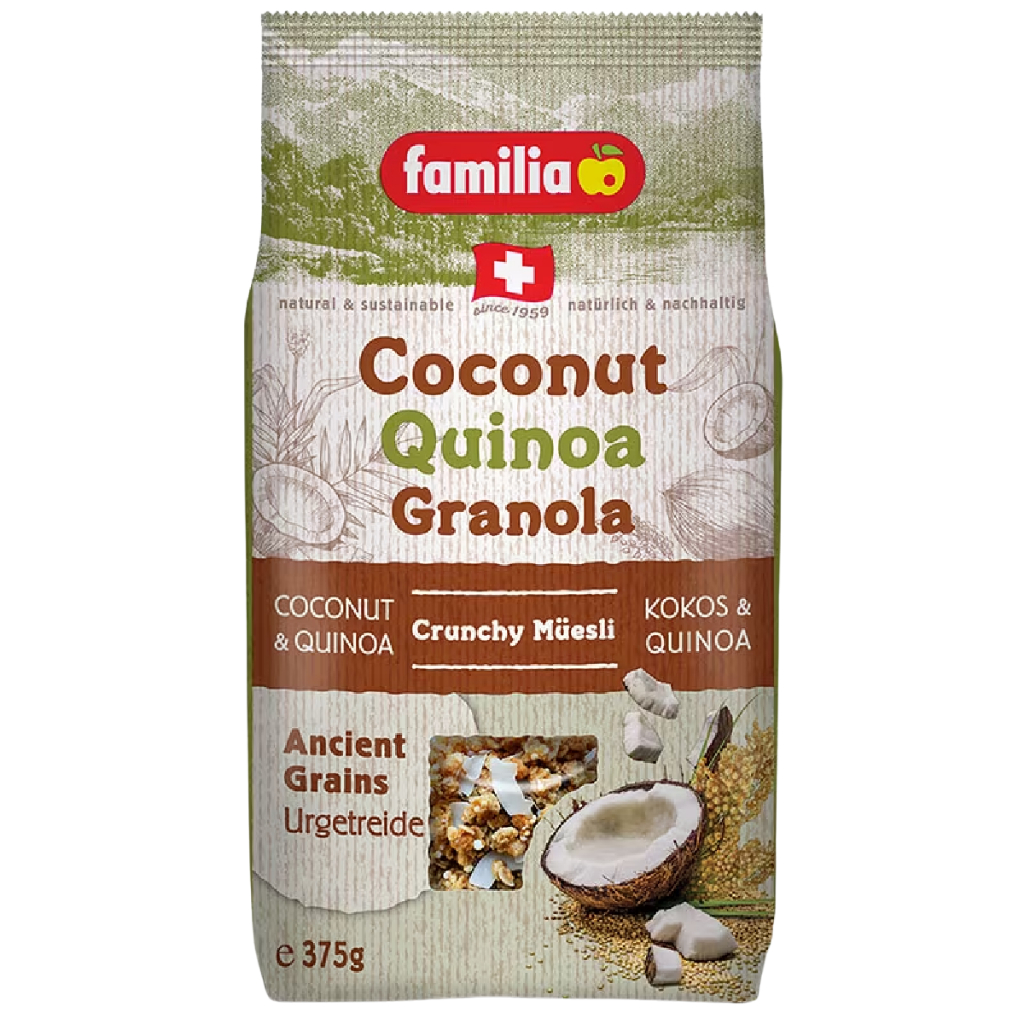 Familia Coconut Quinoa Granola 375g กราโนล่ ควินัวมะพร้าว