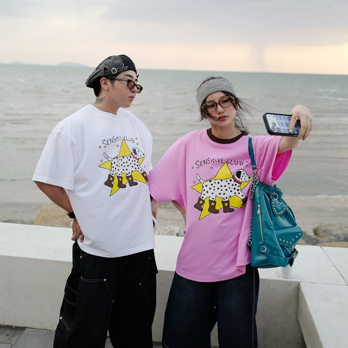 QCLOTH BOXY OVERSIZE : DOG STAR ราคา ถูกที่สุด ดีลบีเคเค แกลเลอรีภาพที่ 6