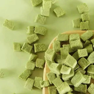 หญ้าแมวฟรีซดราย Pawtique 500 กรัม หญ้าแมวผสมอกไก่ Freeze Dried 100% ขนมแมว ขนมฟรีซดราย 500g