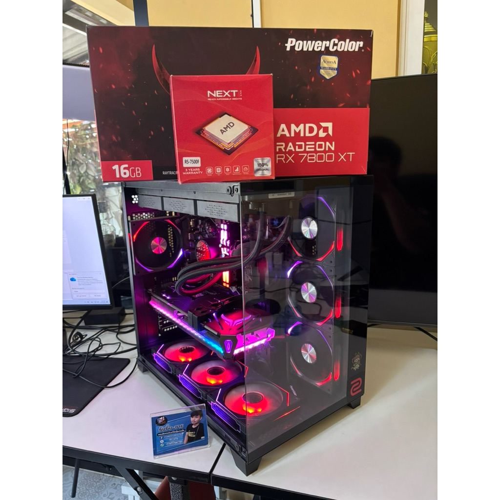 ขายคอมตัวเทพ R5-7500F + RX 7800 XT
