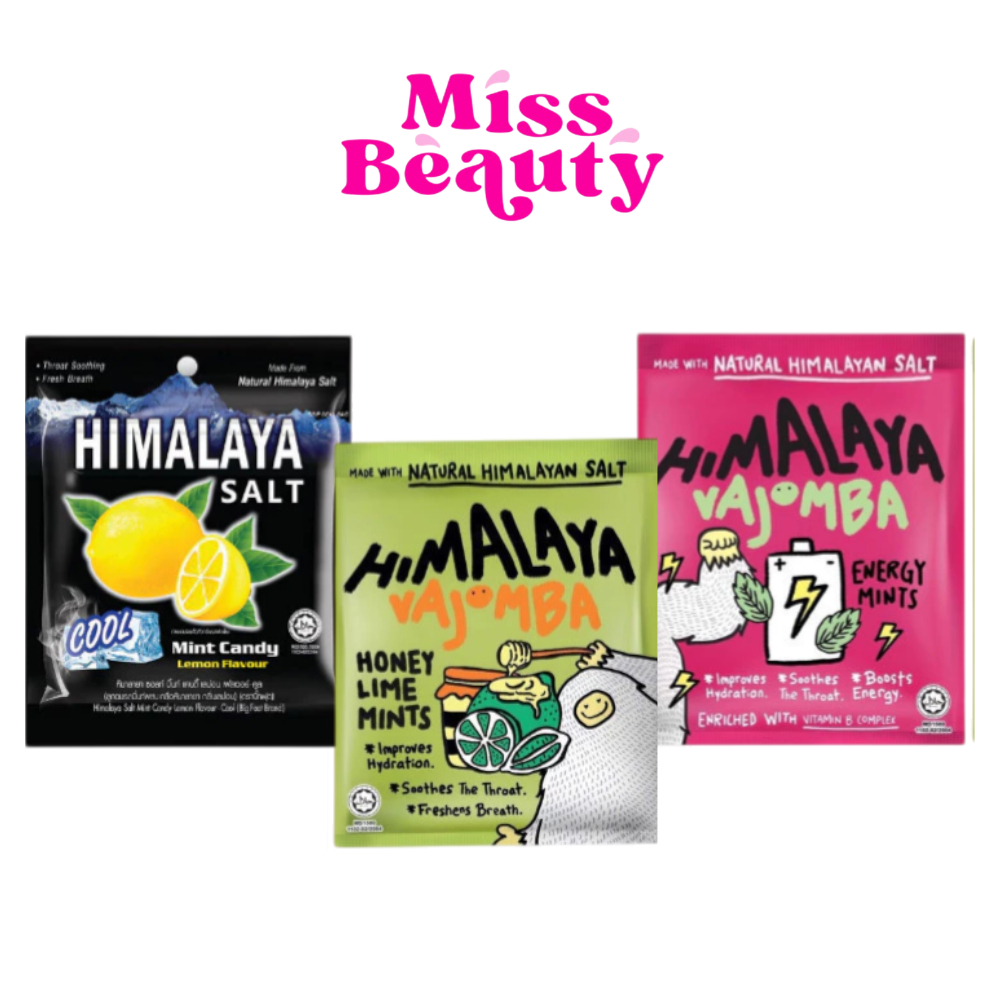 (ซอง) Himalaya หิมาลายา ลูกอมรสมิ้นท์ ผสมเกลือหิมาลายา กลิ่นเลม่อน 15 กรัม