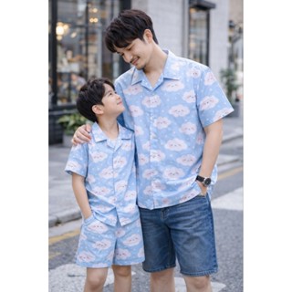 NANi ชุดเซ็ตเด็กผู้ชาย ไซส์ 2-4-6-8 และชุดพ่อ Freesize(อก 48…