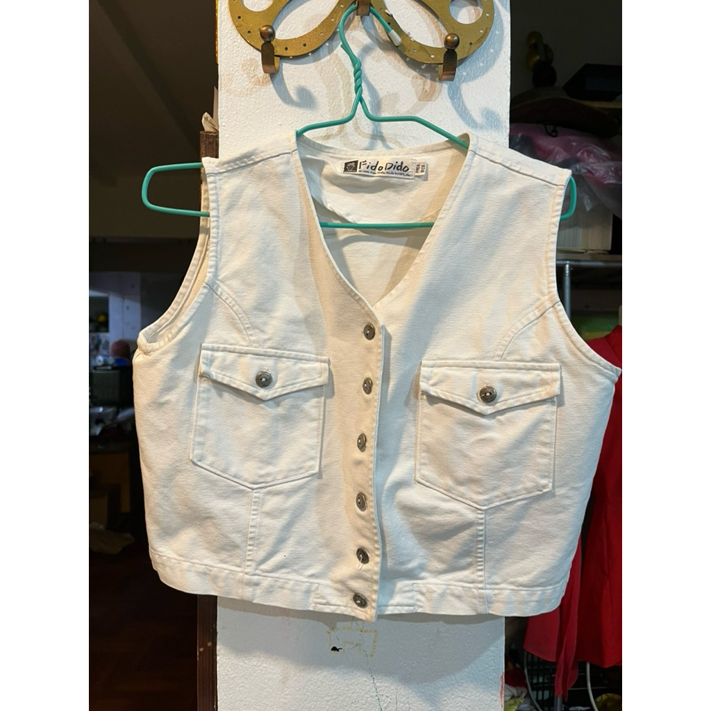 เสื้อกั๊ก Fido Didoสีขาว