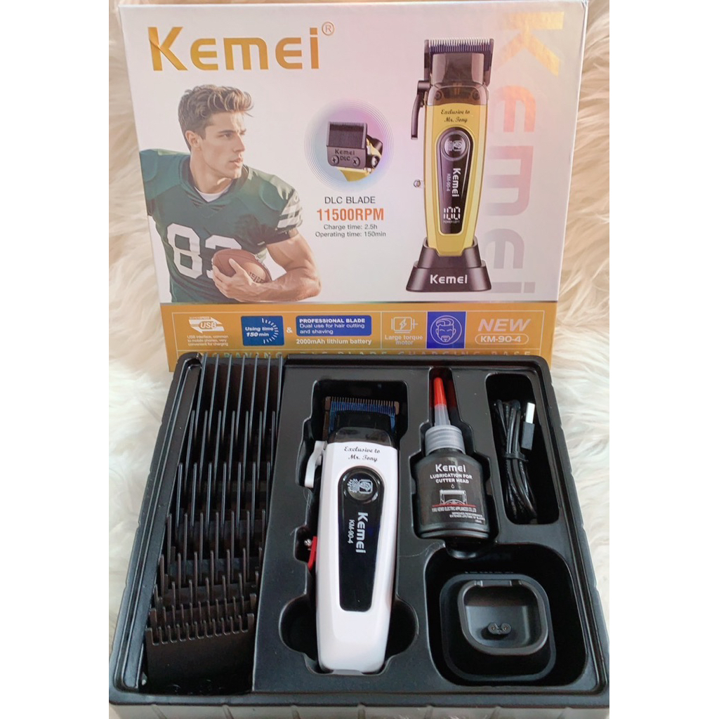 ปัตตาเลี่ยนตัดผมแบรนด์ Kemei รุ่น KM-90-4W