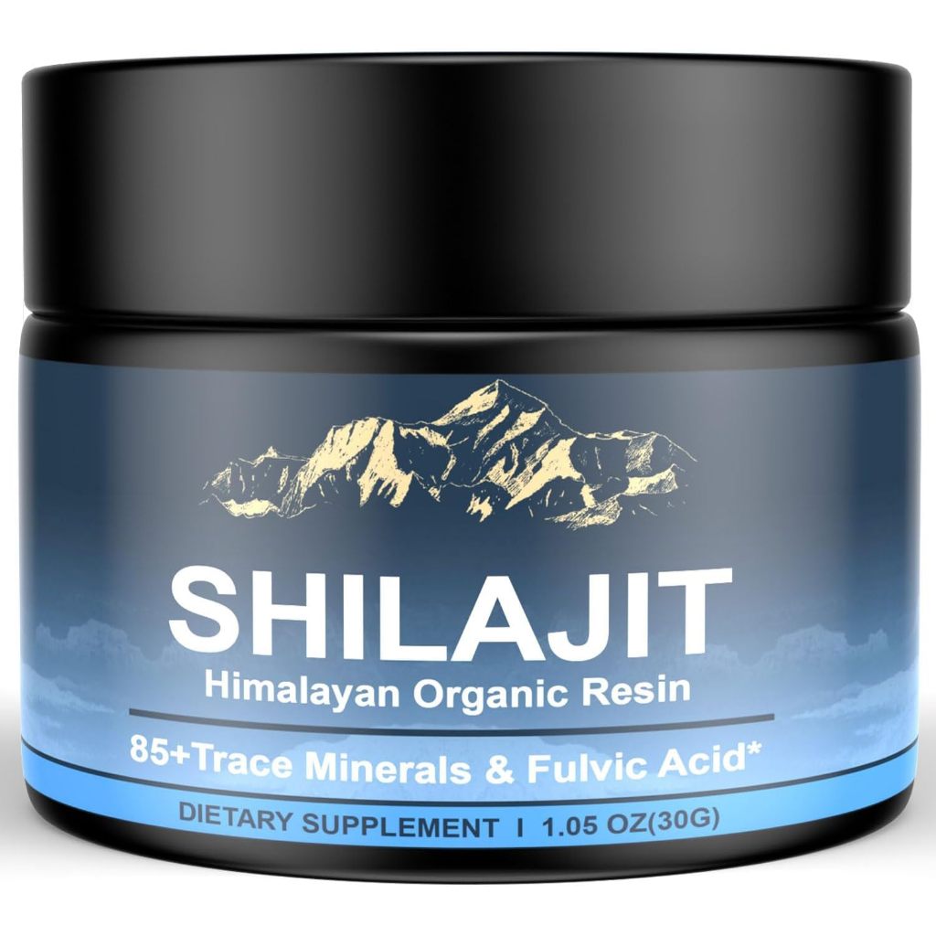 Himalayan Shilajit Organic Shilajit Resin, High Potency Shilajit for Men and Women, 600mg Pure Natur