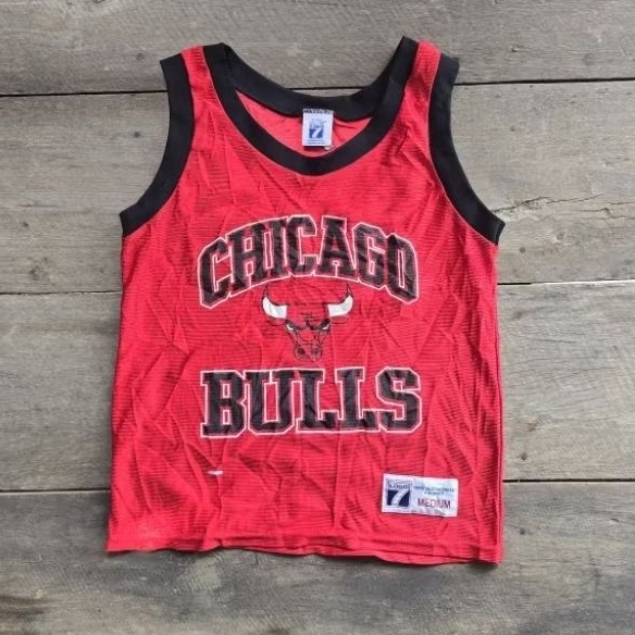 vtg.90's Chicago Bulls Spellout Teameat_shirtsLogo Logo7 NBAมือสอง