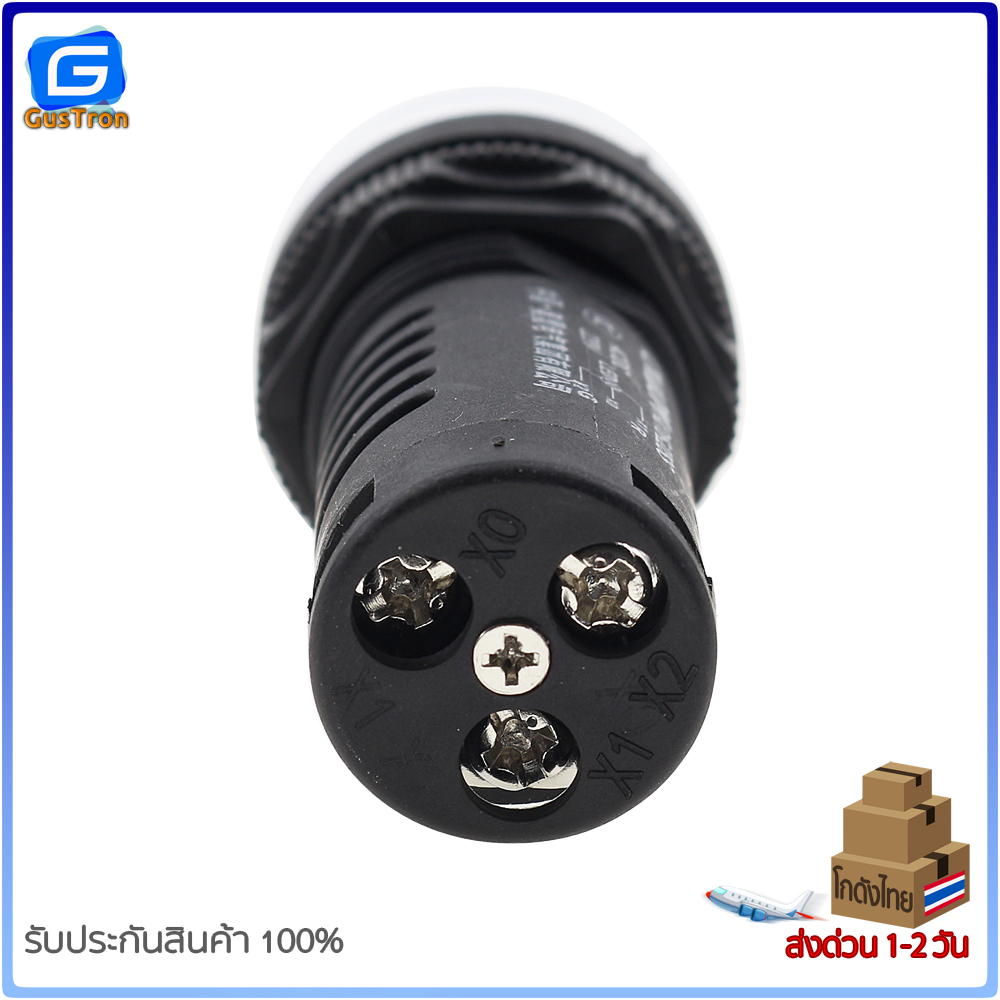 หลอดไฟสัญญาณ AD16-22SS LED AC/DC 2สีในหลอดเดียว สีแดง-เขียว 12V 24V 220V 22mm Pilot lamp red and green LED two-color pow ราคา ถูกที่สุด ดีลบีเคเค แกลเลอรีภาพที่ 9