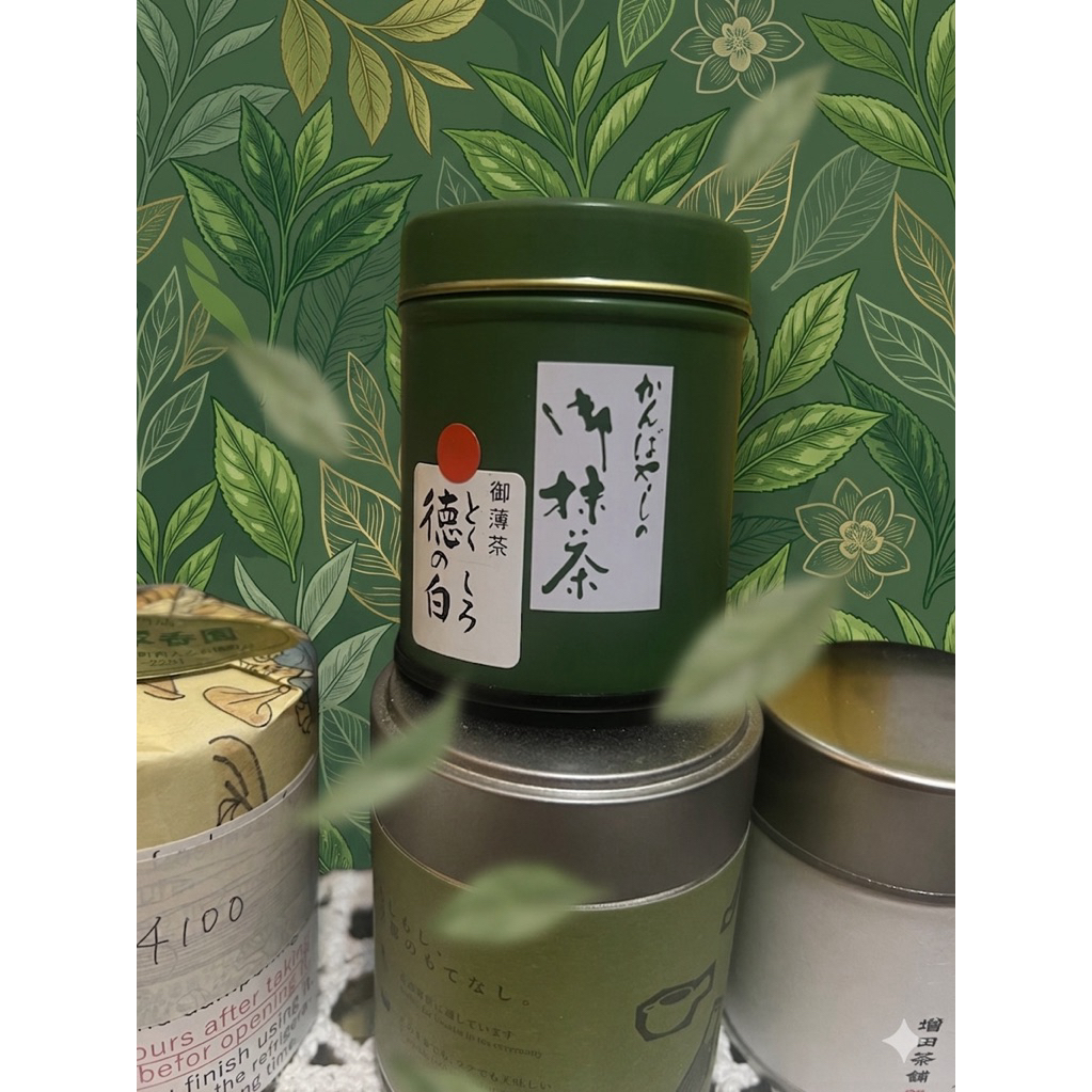 มัทฉะอุจิ เกียวโตะ❤️ (Uji Kyoto Matcha) แบรนด์ Ocha no Kanbayashi (お茶のかんばやし) รุ่น "โทคุโนะชิโระ" (徳の