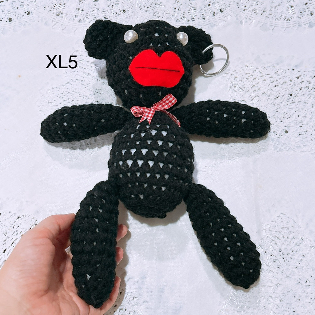 ตุ๊กตา วูดู voodoo doll มือสอง เงาะป่า ปากแดง