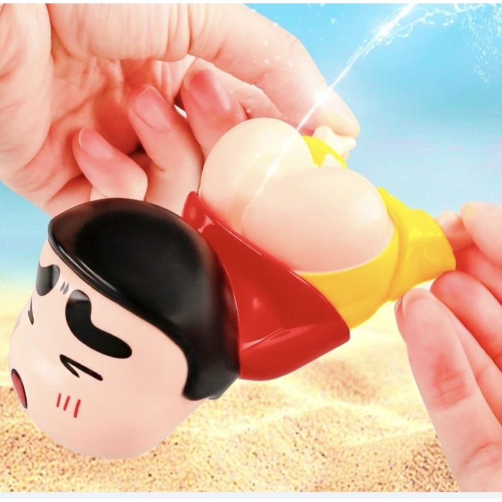 ฟิกเกอร์ชินจังนอนและยืน ปืนฉีดน้ำชินจัง