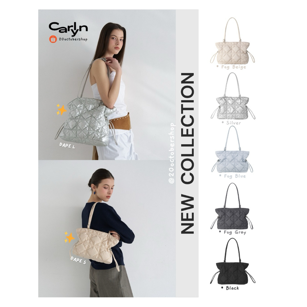 🧊 สินค้าใหม่ (พร้อมส่ง/🛵แมสส่งด่วน) แท้ 💯 สแกนเช็คได้ | CARLYN BAG รุ่น Dape S / Dape L