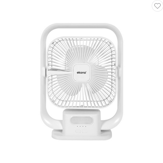 พัดลมพกพา 8 นิ้ว EKONO EK-PTB02 สีขาว