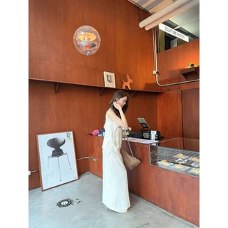 ส่งด่วน🚨 SLYQ AIRY PALAZZO LINEN PANTS กางเกงขายาวจีบหน้าผ้าลินิน