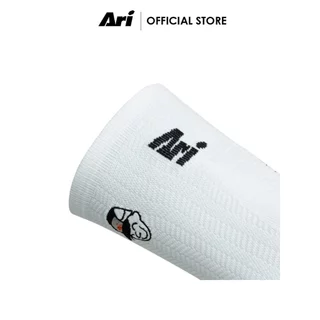 ARI ADEPT RUNNA CREW RUNNING SOCKS - WHITE (AHW1721-02) ถุงเท้า อาริ ADEPT RUNNA สีขาว