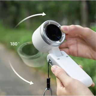 ใหม่! 607 รุ่นอัพเกรด พัดลมพกมือถือจอ LED พับได้ 180 องศา ลมแรงเย็นปรับได้ 5 ระดับ พอร์ตชาร์จ type-c