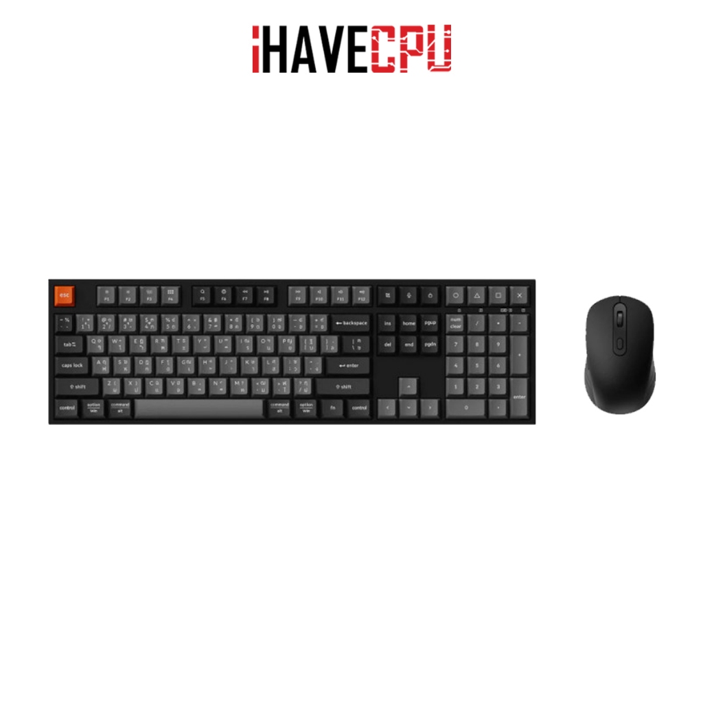 คีย์บอร์ด+เมาส์ (combo) iHAVECPU KEYCHRON B36 KEYBOARD WITH BM25 MOUSE WIRELESS COMBO