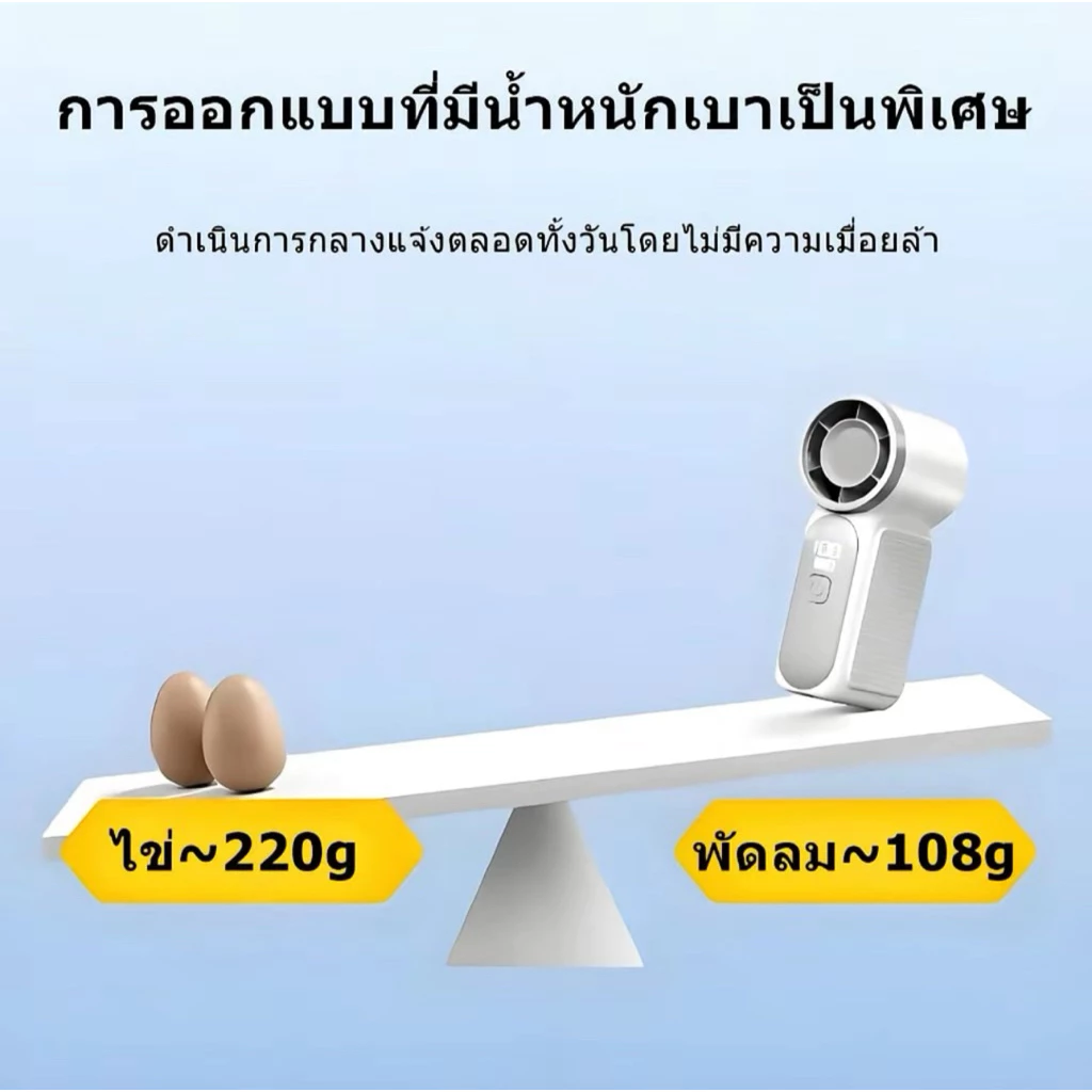 พัดลมพกพามินิ รุ่น X688 แบต 3000mAh thumbnail 4