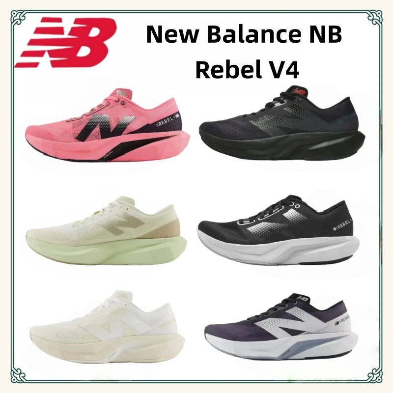 ⭐️ของแท้ 100%⭐️ NB Rebel V4 Casual Sneakers รองเท้า ดูดซับแรงกระแทกและสะดวกสบาย รองเท้ากีฬา