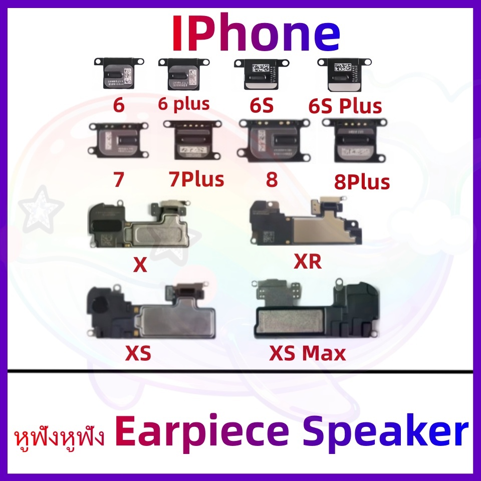 ลำโพงสนทนา / ลำโพง speaker สำหรับ 6 6s 6plus 6splus 7 7plus 8 8plus X XR XS XSmax งานแท้ ลำโพงหน้า ลำโพงฟัง