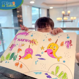 Play Plearn Kid สีเมจิกจัมโบ้ Marker Color สีปลอดสารสำหรับเด็ก