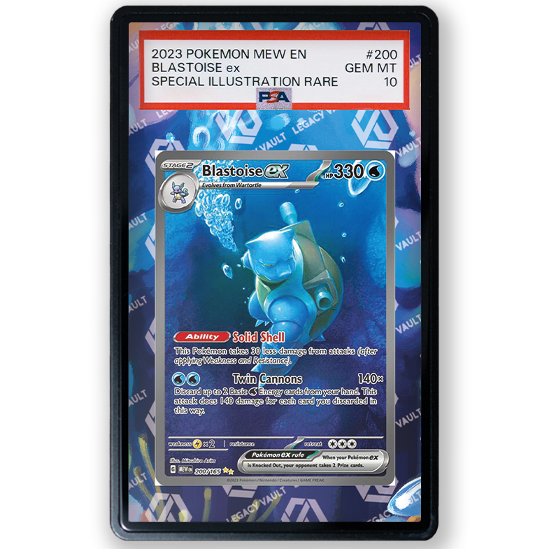 Blastoise ex #200 Pokemon Scarlet & Violet 151 / #202 Pokemon Japanese Scarlet & Violet 151 Extended