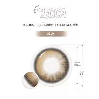 I-SHA ONE PICK BECCA AZUKI (I-GIRL) คอนแทคเลนส์เกาหลี คอนแทคเลนส์รายปี