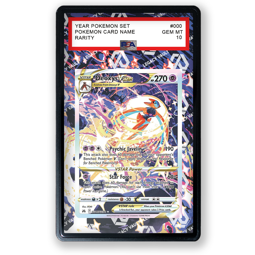 Deoxys VSTAR #GG46 Pokemon Crown Zenith / #223 Pokemon Japanese VSTAR Universe Extended Art For PSA