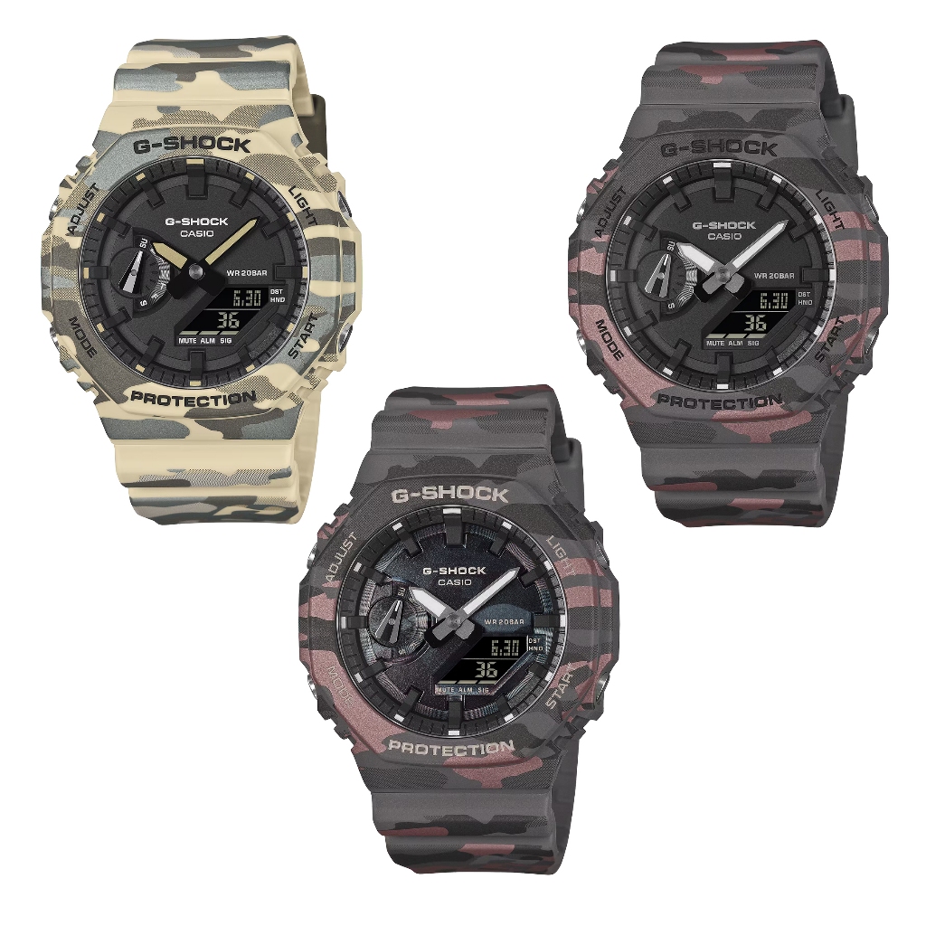 CASIO G-SHOCK ของแท้ รุ่น GA-2100CM-5A , GA-2100CM-8A , GA-2100CMD-8A