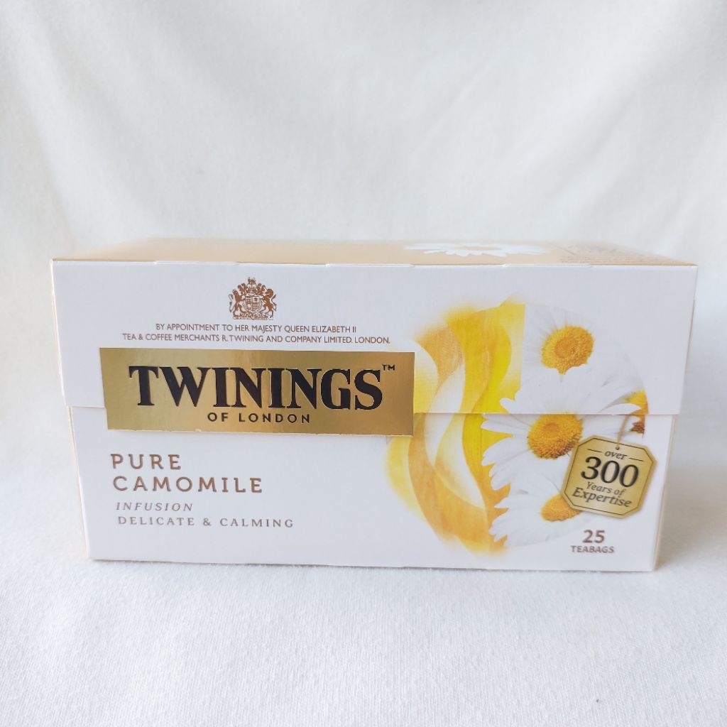 🌼☕️ ชาคาโมมาย Twinings ทไวนิงส์ เพียวคาโมมายล์ (ชา Twinings คาโมมายล์)
