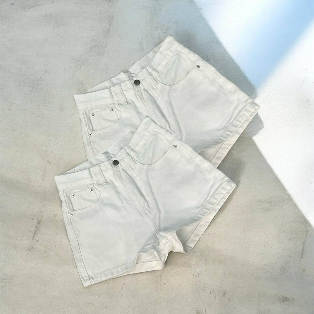 BB Jeans พร้อมส่ง S-3XL กางเกงยีนส์ขาสั้นเอวสูง ผ้าไม่ยืด รวมแบบงานกระแสยีนส์ BB