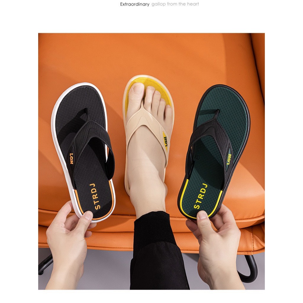 พร้อมส่ง  รุ่นใหม่ล่าสุดปี2026รองเท้าแตะผู้ชาย รองเท้าแตะผู้ชายดีไซน์หรูหรา   #666+2