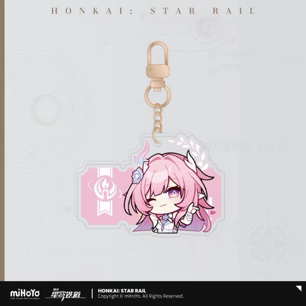 [พร้อมส่ง] Official แท้ chibi Acrylic keychian Honkai star rail Mihoyo