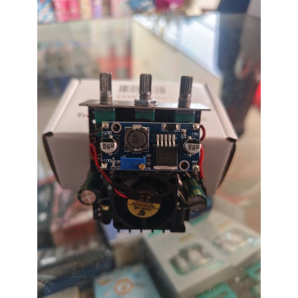 แอมป์จิ๋วZK502MT คาปาทอง เพิ่มพัดลม