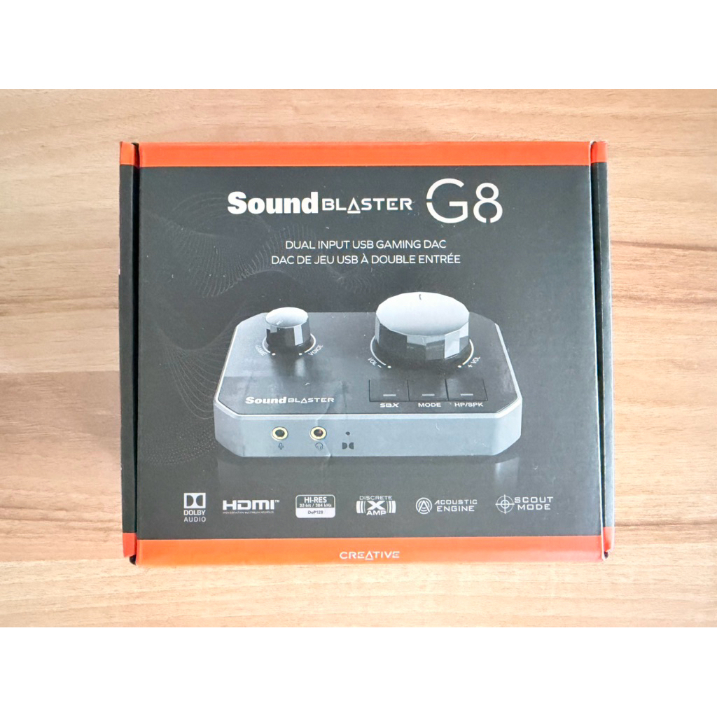 Creative sound blaster g8