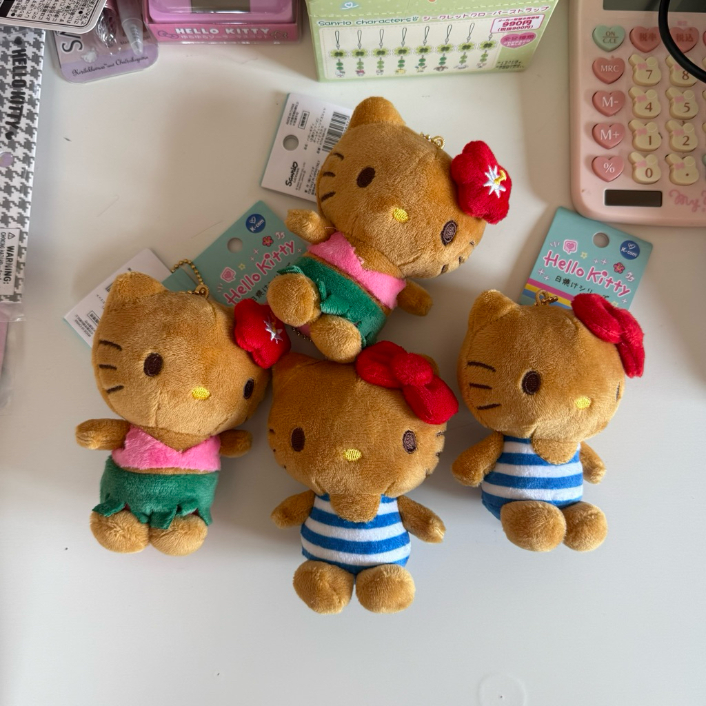 พวงกุญแจ Sanrio ผิวแทน Kitty และเพื่อนๆ💖